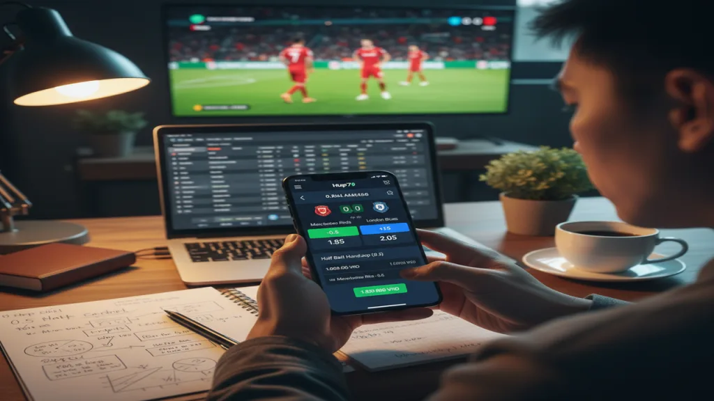 Mẹo kèo chấp 1/2