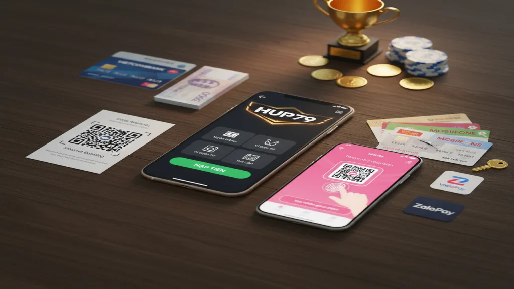 Nạp tiền (Ngân Hàng, Ví Điện Tử, Thẻ Điện Thoại)